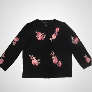 INC International Concepts Black Cardigan